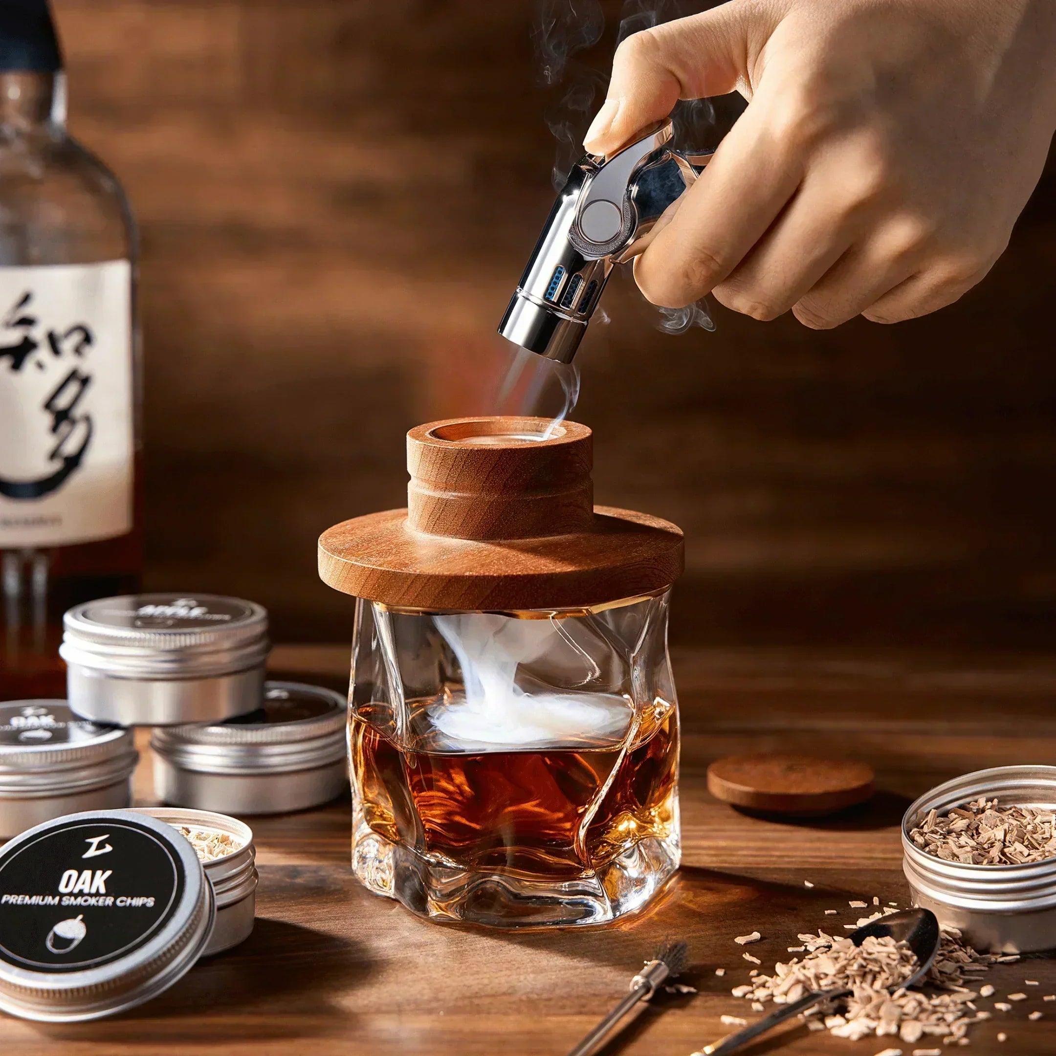 Tsuki Smoker Kit For Cocktails
